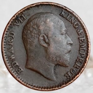 1/12 Anna King Edward VII British India 1906 AD Bronze Coin