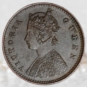 1/12 Anna Queen Victoria British India 1862 AD Copper Coin