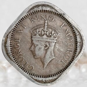 George VI British India Copper Nickel 2 Annas 1939-1941 AD Historical Coin