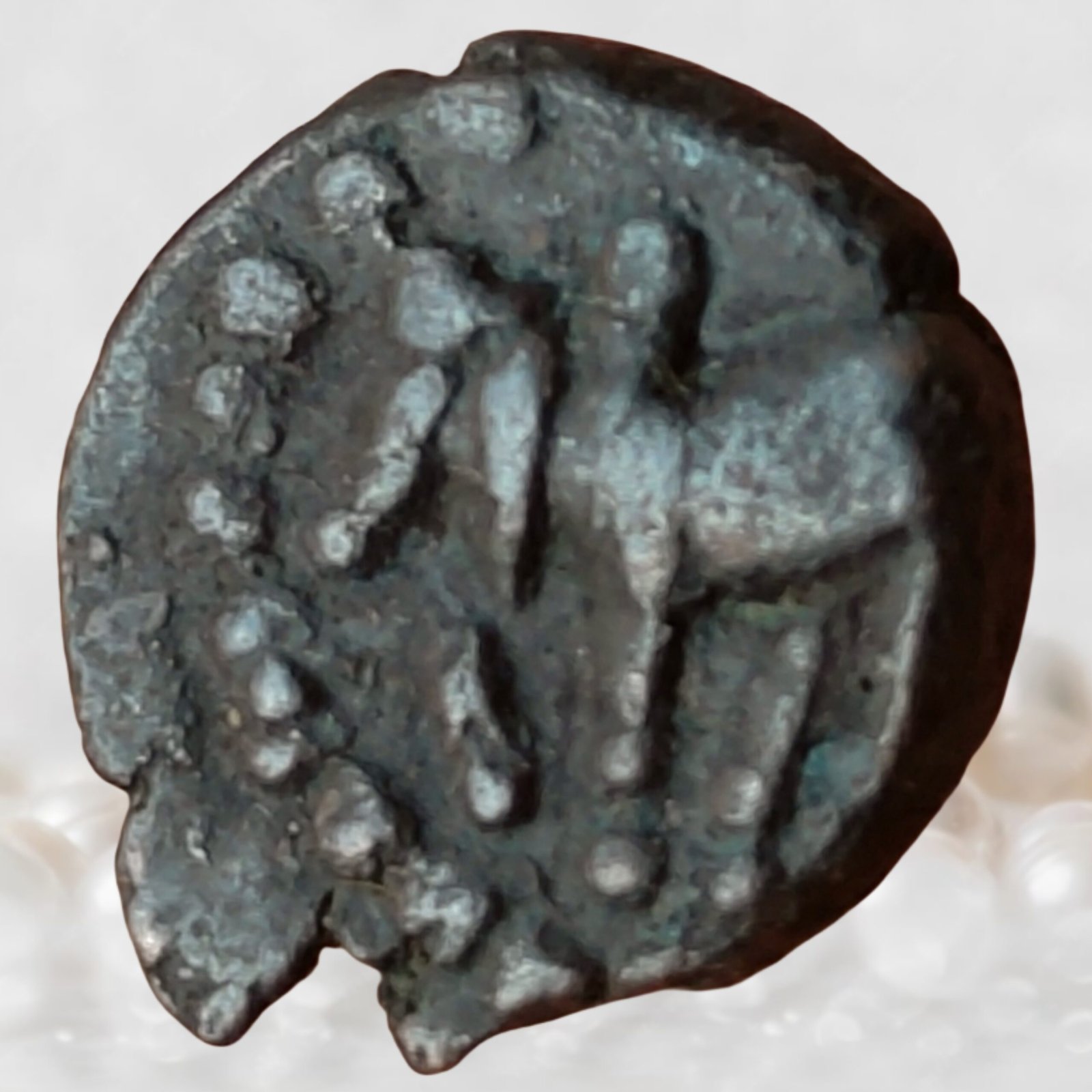 Naga Dynasty of Narwar - Ganapati Naga Copper 18 Kakani (1)