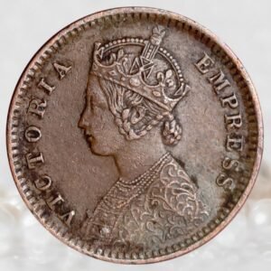 Queen Victoria British India Copper 1⁄12 Anna 1886 AD Historical Coin