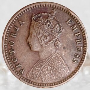 Queen Victoria British India Copper 1⁄12 Anna 1892 AD Historical Coin