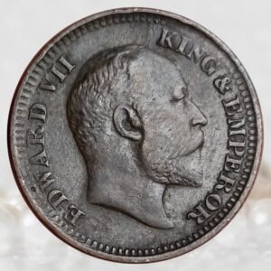½ Pice King Edward VII British India 1910 AD Copper Coin