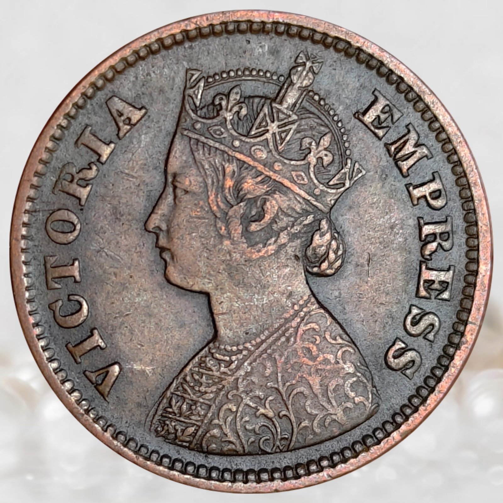 ½ Pice Queen Victoria British India (1)
