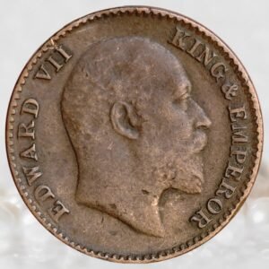 1/12 Anna King Edward VII British India 1910 AD Bronze Coin