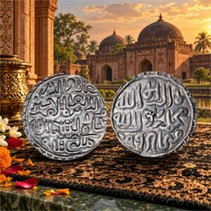 Bengal Sultanate - Ala-ud-Din Husain Shah - Fathabad Mint Large Flan Silver 1 Tanka Coin