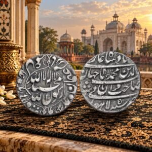 Mughal Emperor Shah Jahan I Lahore mint Silver Rupee AH 1042/5 Historical Coin