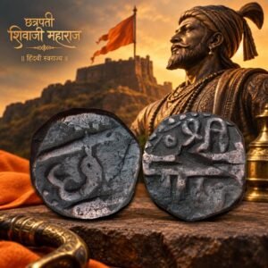 Chhatrapati Shivaji Maharaj Maratha Empire Copper Shivrai 1 Paisa Coin