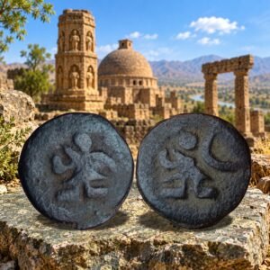 Puri Kushanas Cast Copper Coin of Orissa - Local Imitative Coinage (Puri-Kushan type) 2nd Century AD