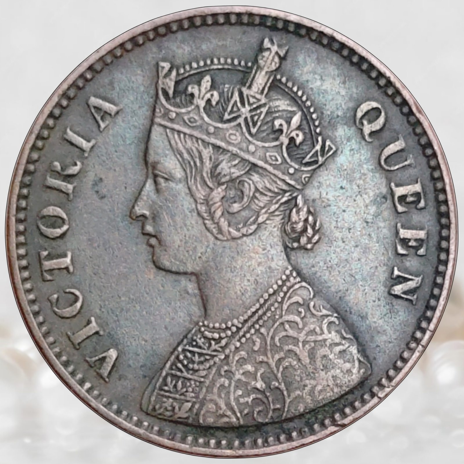 ½ Pice Queen Victoria British India 1862 (1)
